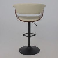 Стул барный AksHome ROSSI (Росси) кремовый C-18/черный купить в Минске Стул барный AksHome ROSSI (Росси) кремовый C-18/черный купить в Минске