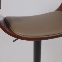 Стул барный AksHome ROSSI (Росси) шоколадный C-5/черный купить в Минске Стул барный AksHome ROSSI (Росси) шоколадный C-5/черный купить в Минске