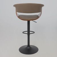 Стул барный AksHome ROSSI (Росси) шоколадный C-5/черный купить в Минске Стул барный AksHome ROSSI (Росси) шоколадный C-5/черный купить в Минске