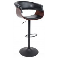 Стул барный AksHome ROSSI (Росси) черный/черный