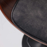 Стул барный AksHome ROSSI (Росси) велюр темно-серый Fabb 16/черный купить в Минске Стул барный AksHome ROSSI (Росси) велюр темно-серый Fabb 16/черный купить в Минске