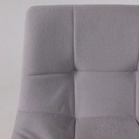 Стул барный РОЙ B Kiton 722 Smoke серый велюр/черный купить в Минске