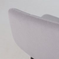 Стул барный РОЙ B Kiton 722 Smoke серый велюр/черный купить в Минске