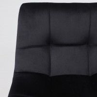 Стул барный РОЙ B Seven 035 черный велюр/черный купить в Минске