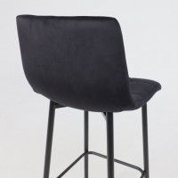 Стул барный РОЙ B Seven 035 черный велюр/черный купить в Минске