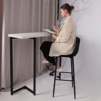 Стул барный РОЙ B Seven 035 черный велюр/черный купить в Минске