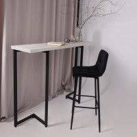 Стул барный РОЙ B Seven 035 черный велюр/черный купить в Минске