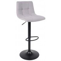Стул барный РОЙ GB Kiton 722 Smoke серый велюр/черный