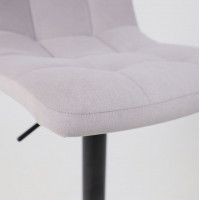 Стул барный РОЙ GB Kiton 722 Smoke серый велюр/черный купить в Минске