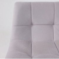 Стул барный РОЙ GB Kiton 722 Smoke серый велюр/черный купить в Минске