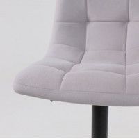 Стул барный РОЙ GB Kiton 722 Smoke серый велюр/черный купить в Минске