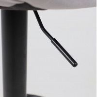 Стул барный РОЙ GB Kiton 722 Smoke серый велюр/черный купить в Минске