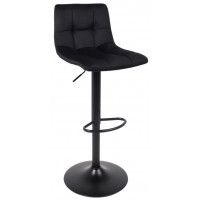 Стул барный РОЙ GB Seven 035 черный велюр/черный
