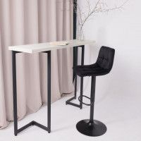 Стул барный РОЙ GB Seven 035 черный велюр/черный купить в Минске Стул барный РОЙ GB Seven 035 черный велюр/черный купить в Минске