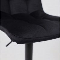 Стул барный РОЙ GB Seven 035 черный велюр/черный купить в Минске Стул барный РОЙ GB Seven 035 черный велюр/черный купить в Минске