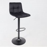 Стул барный РОЙ GB Seven 035 черный велюр/черный купить в Минске Стул барный РОЙ GB Seven 035 черный велюр/черный купить в Минске