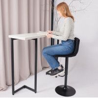 Стул барный РОЙ GB Seven 035 черный велюр/черный купить в Минске Стул барный РОЙ GB Seven 035 черный велюр/черный купить в Минске