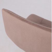 Стул барный РОЙ GB Velutto 22 серо-бежевый велюр/черный купить в Минске