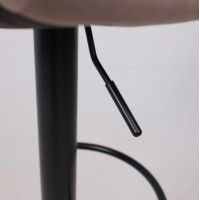 Стул барный РОЙ GB Velutto 22 серо-бежевый велюр/черный купить в Минске