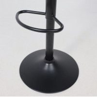 Стул барный РОЙ GB Velutto 22 серо-бежевый велюр/черный купить в Минске