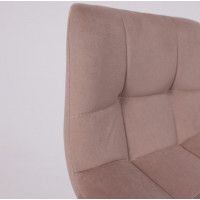 Стул барный РОЙ GB Velutto 22 серо-бежевый велюр/черный купить в Минске