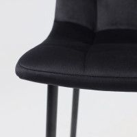 Стул полубарный РОЙ РВ Seven 035 черный/черный купить в Минске