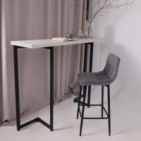 Стул полубарный РОЙ РВ Velutto 32 серый велюр/черный купить в Минске