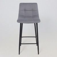 Стул полубарный РОЙ РВ Velutto 32 серый велюр/черный купить в Минске