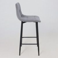 Стул полубарный РОЙ РВ Velutto 32 серый велюр/черный купить в Минске