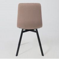 Стул РОЙ U-R velutto 22 серо-бежевый велюр/черный купить в Минске