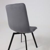 Стул РОЙ U-R velutto 32 серый велюр/черный купить в Минске