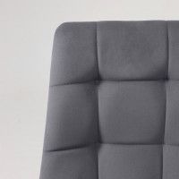 Стул РОЙ U-R velutto 32 серый велюр/черный купить в Минске