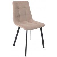 Стул РОЙ Kiton 706 бежевый/черный велюр