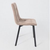 Стул РОЙ Kiton 706 бежевый/черный велюр купить в Минске