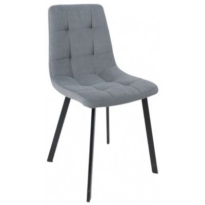 Стул РОЙ Kiton 711 серый/черный велюр купить в Минске