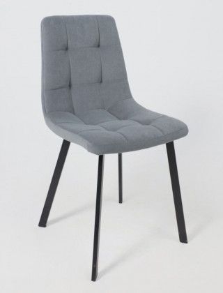 Стул РОЙ Kiton 711 серый/черный велюр купить в Минске