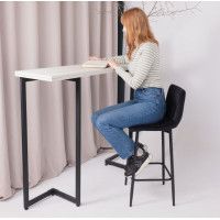 Стул полубарный РОЙ РВ Seven 035 черный/черный купить в Минске