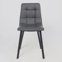 Стул РОЙ темно-серый экокожа/черный купить в Минске Стул РОЙ темно-серый экокожа/черный купить в Минске