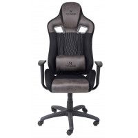 Кресло AksHome ROYAL (Роял) велюр/замша, коричневый/черный купить в Минске