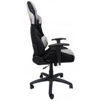 Кресло AksHome ROYAL (Роял) велюр/замша, светло-серый/черный купить в Минске