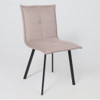 Стул РУБИК U Velutto 08 серо-бежевый велюр/черный купить в Минске