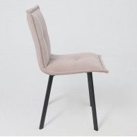 Стул РУБИК U Velutto 08 серо-бежевый велюр/черный купить в Минске