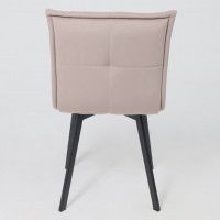 Стул РУБИК U Velutto 08 серо-бежевый велюр/черный купить в Минске