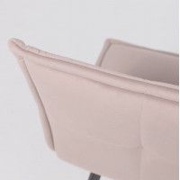 Стул РУБИК U Velutto 08 серо-бежевый велюр/черный купить в Минске