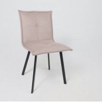 Стул РУБИК U Velutto 08 серо-бежевый велюр/черный купить в Минске