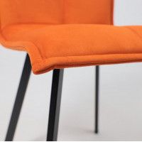 Стул РУБИК U Velutto 27 терракотовый велюр/черный купить в Минске