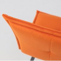 Стул РУБИК U Velutto 27 терракотовый велюр/черный купить в Минске