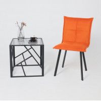 Стул РУБИК U Velutto 27 терракотовый велюр/черный купить в Минске