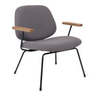 Стул AksHome RUDO (Рудо) серое букле SD8068-5/черный