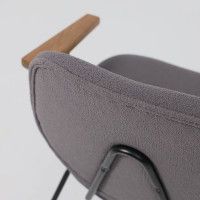 Стул AksHome RUDO (Рудо) серое букле SD8068-5/черный купить в Минске Стул AksHome RUDO (Рудо) серое букле SD8068-5/черный купить в Минске